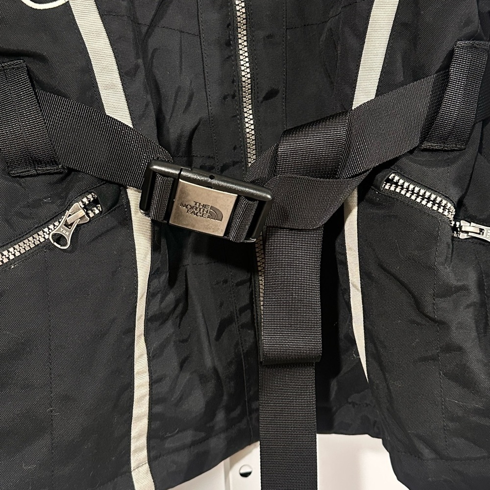 Y2K NORTH FACE Steep Tech Ski Jacket Belted Insulated Snow Jacket vintage - Picture 5 of 8